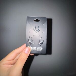 darker wavs warp faux septum ring pack